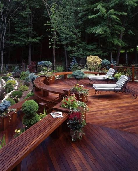 patio landscaping ideas pictures|backyard deck landscaping ideas.